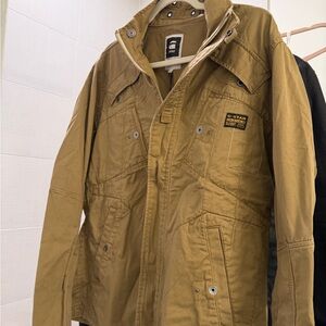 G-Star Men's Brown Military Jacket